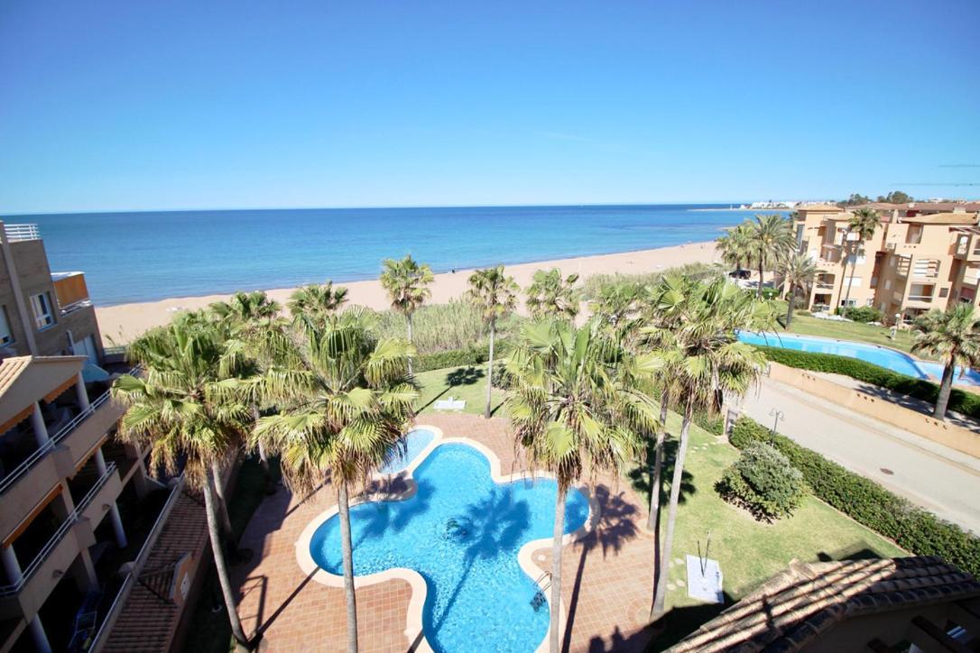 Ático espectacular con piscina privada en primera línea de playa Apartamento Dénia Exterior foto