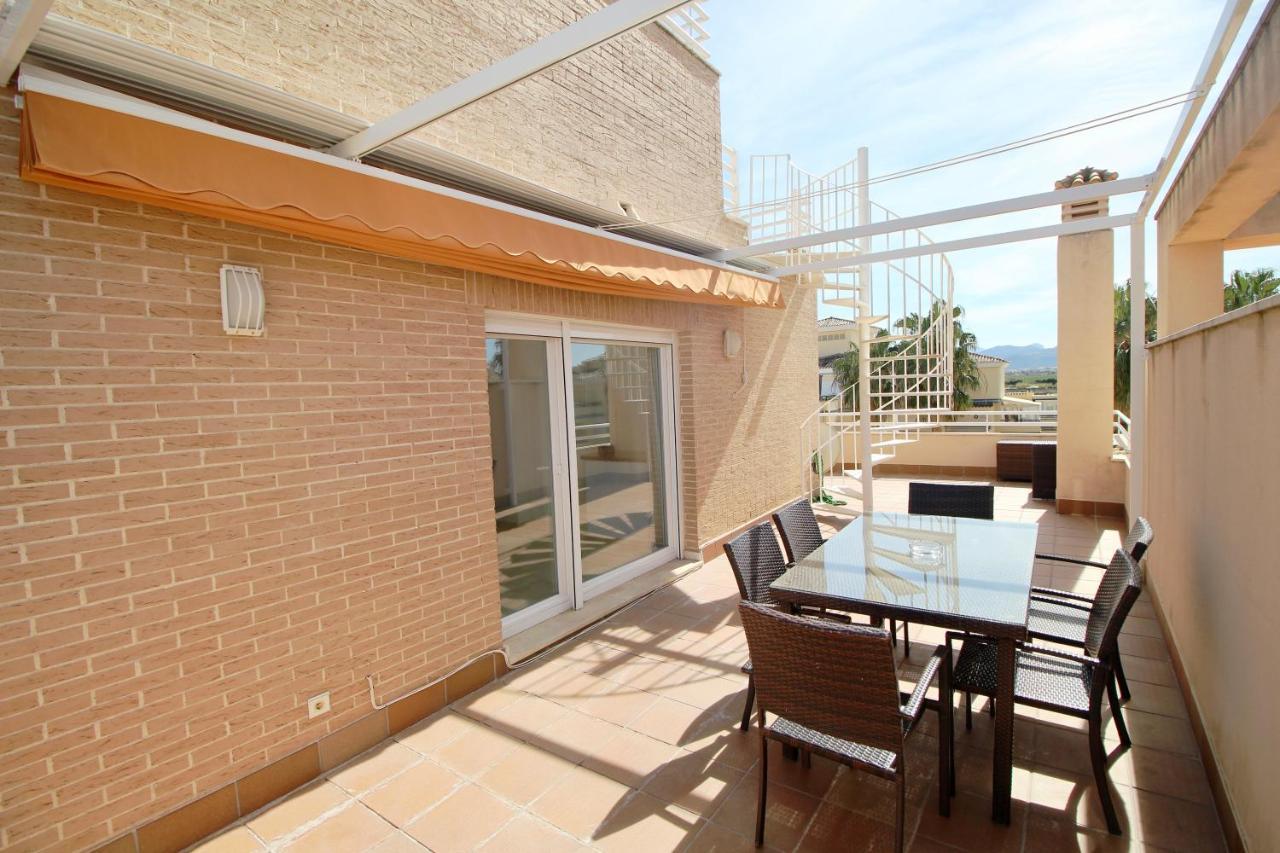 Ático espectacular con piscina privada en primera línea de playa Apartamento Dénia Exterior foto
